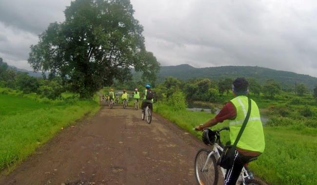 Cycle Ride From Karjat To Kondhana Caves Image