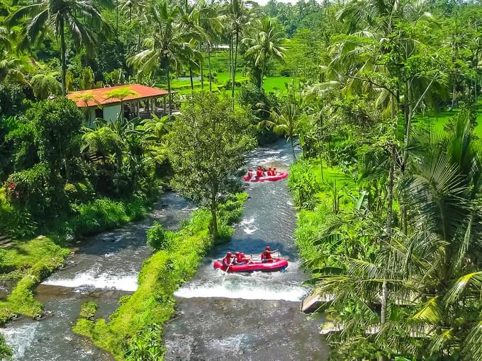 White Water Rafting at Ayung River