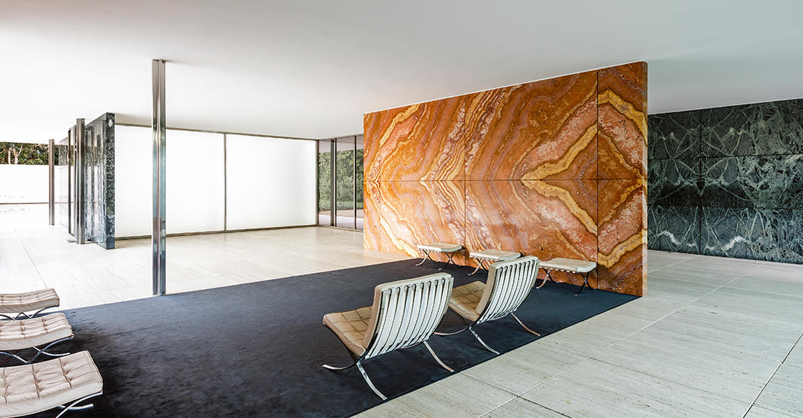 See the exceptional use of materials i.e. marble, steel, and Roman travertine