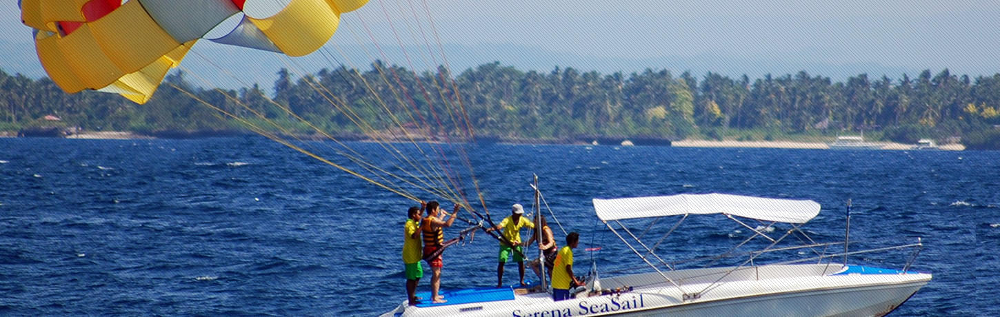 Parasailing in Alleppey