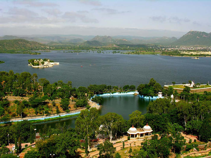 Enjoy the view of Lake Pichola