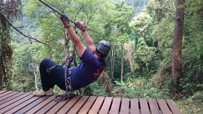 Ziplining in Chiang Mai