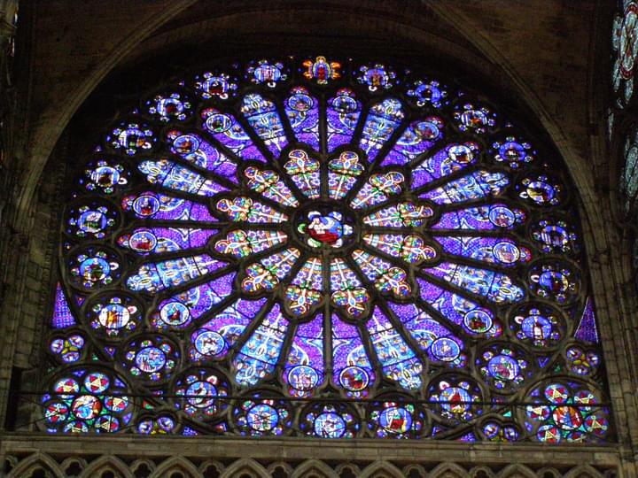 Rose Window at Basilica Cathedral of Saint Denis
