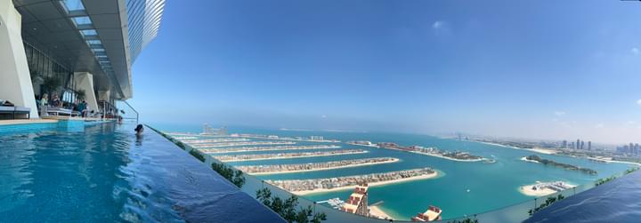 The view at the palm Dubai