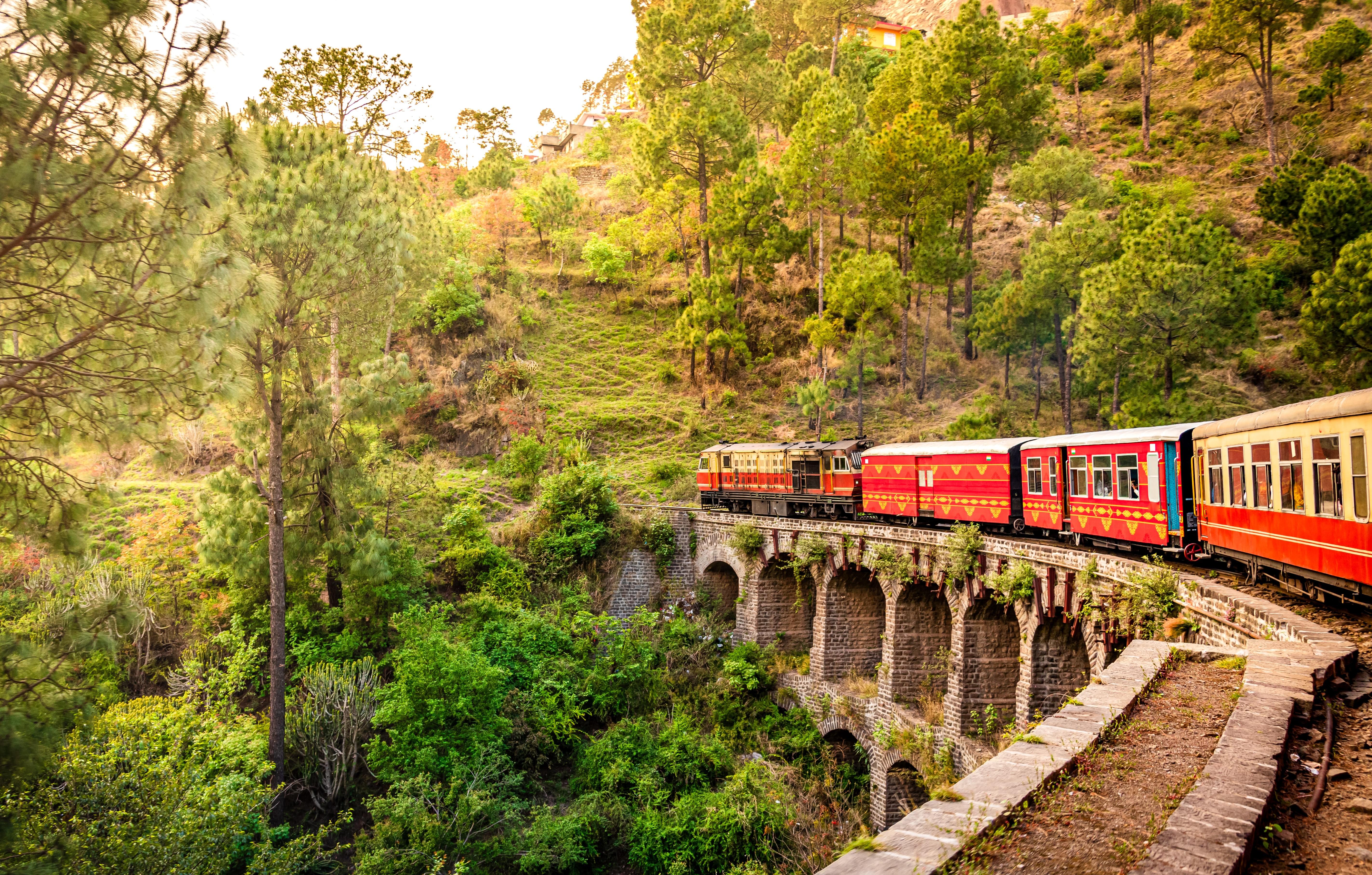 Toy train ride in Shimla