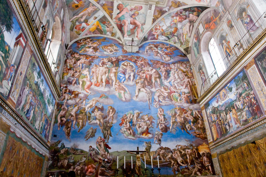 Admire the work by famous Renaissance artists.