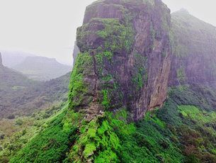 Aerial View of the Harihar Fort