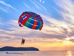 Go for parasailing in Goa