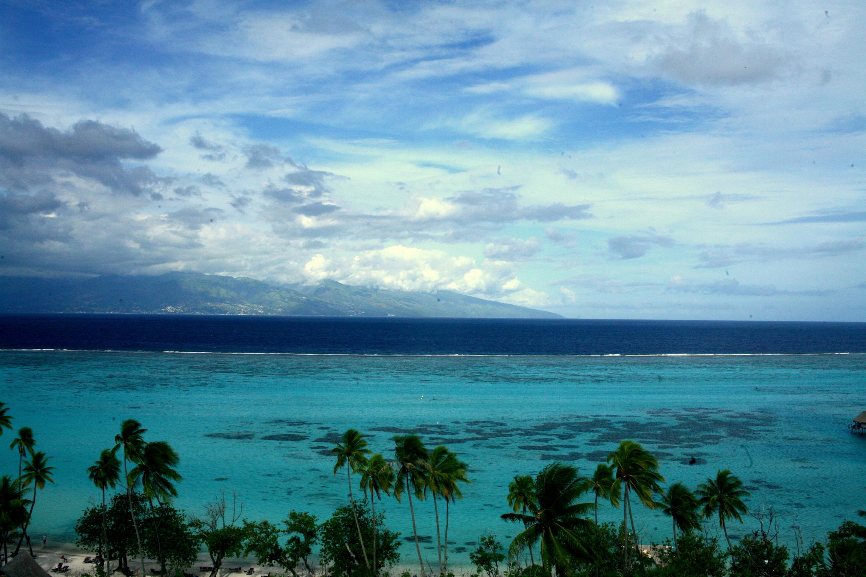 Temae Beach Overview