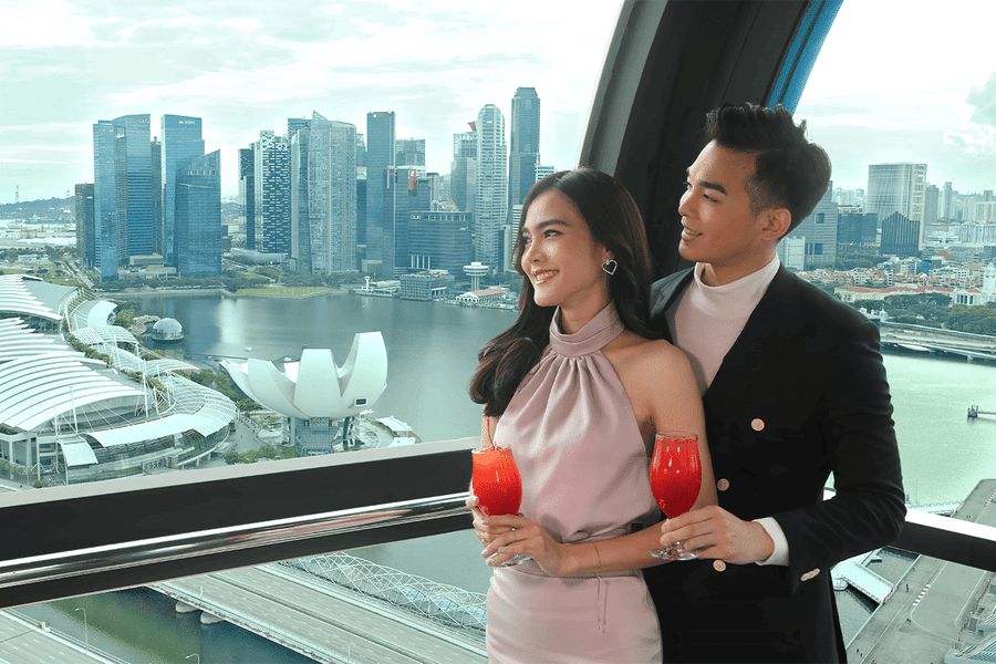 Cocktail Sling at Singapore Flyer