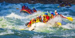 Experience the adrenaline rush and the excitement of river rafting