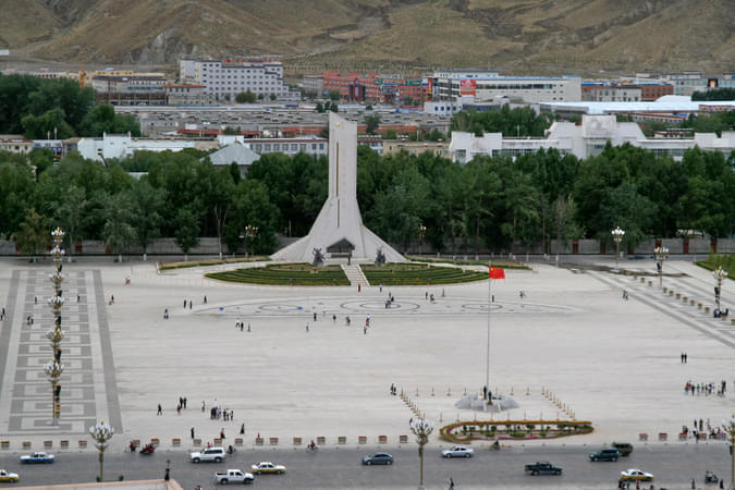 Tibet Peaceful Liberation Monument