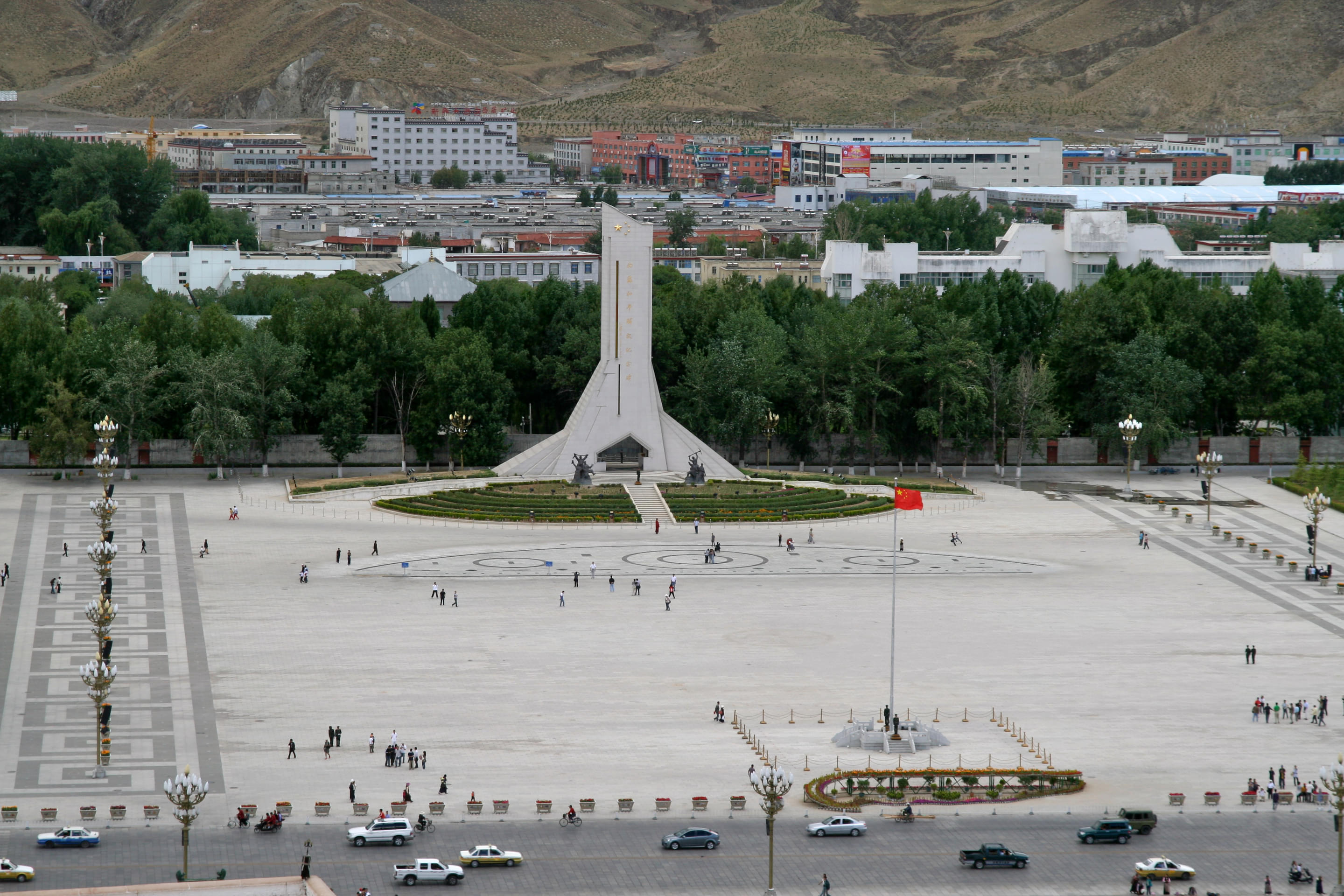 Tibet Peaceful Liberation Monument Overview