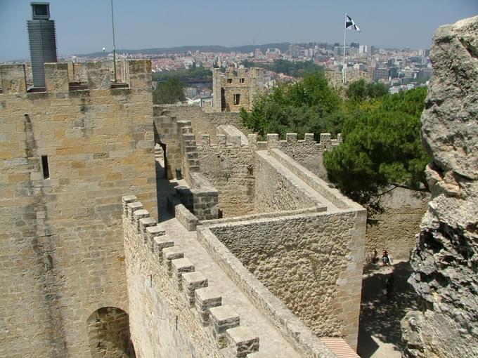 Sao Jorge castle Lisbon Portugal