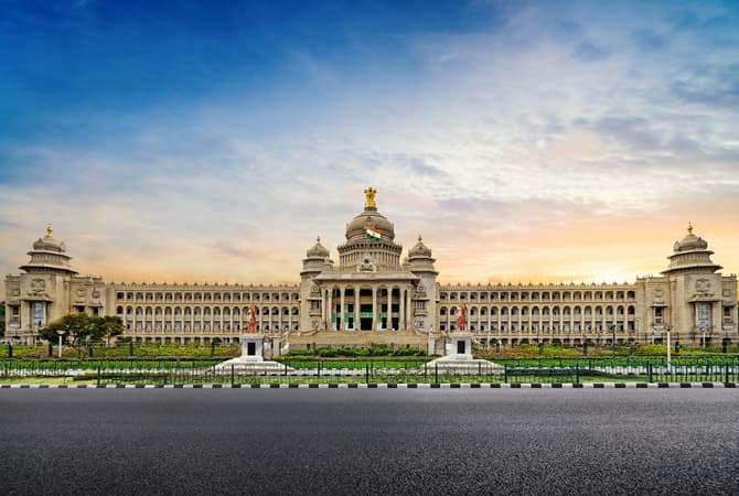Majestic Vidhan Soudha in Bangalore