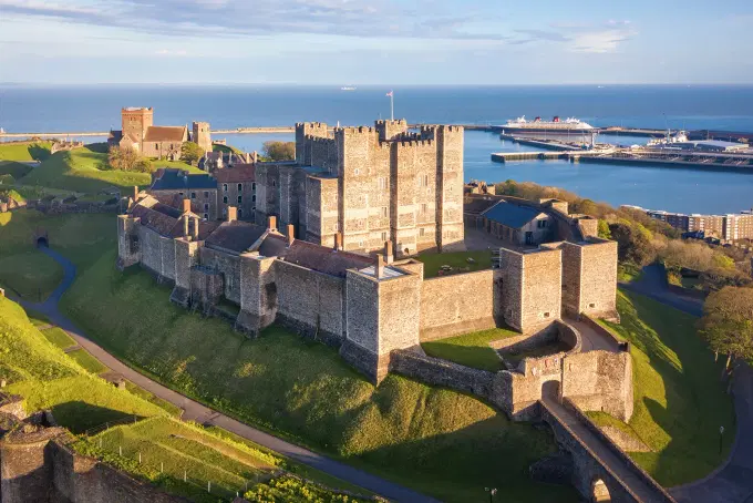 Have a great day at a significant landmark of England - Dover Castle