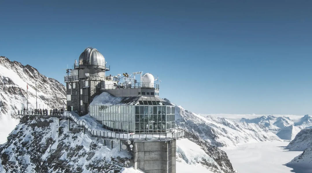 Visit the Sphinx Observatory in jungfraujoch