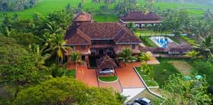 Aerial view of Kumarakom Heritage Resort 