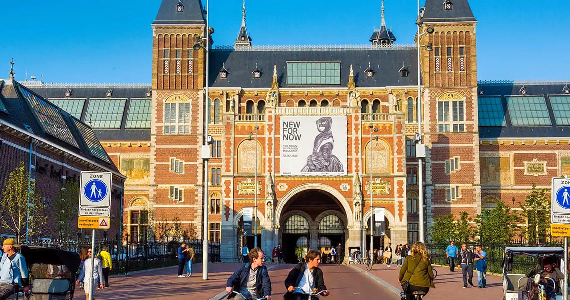 Entrance view of the Rijksmuseum