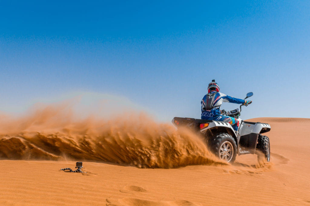 Opt for quad biking tour for extra thrill.