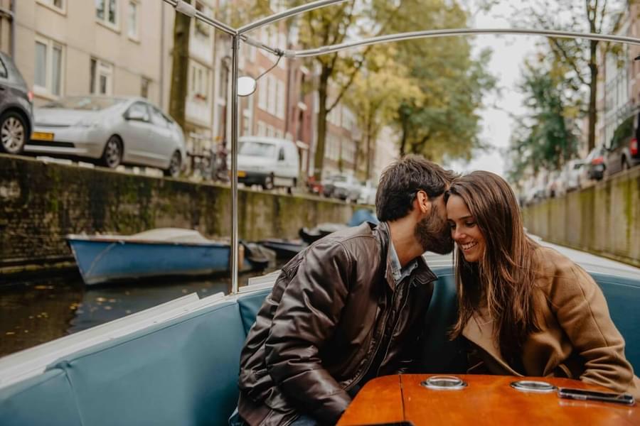 Enjoy a romantic canal tour with your partner