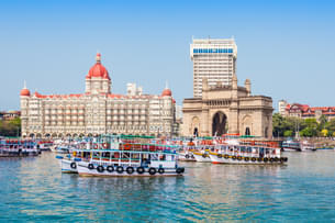 Sail past Mumbai’s iconic attractions like the Taj Hotel and Gateway of India