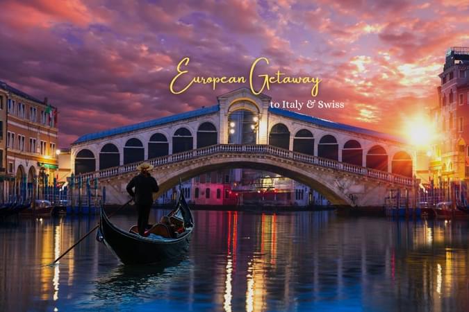 europe trip package from hyderabad Behold the majestic Rialto Bridge over the serene Grand Canal
