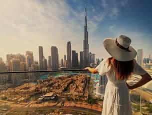 Breathtaking skyline of Dubai