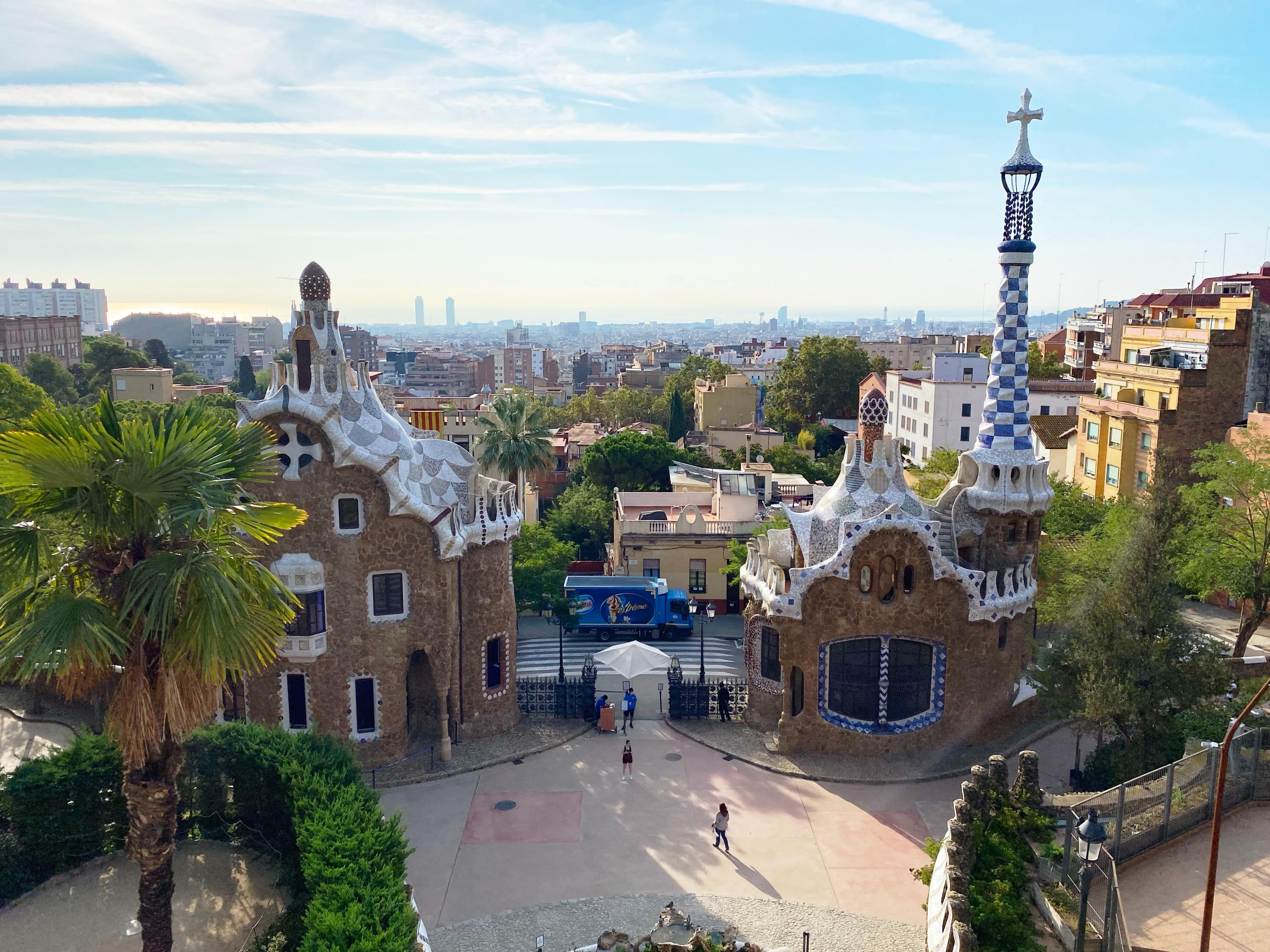 Senic view from park guell