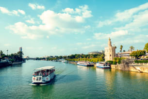 Start your Torre del Oro Cruise journey with amazing views of the city's landscapes