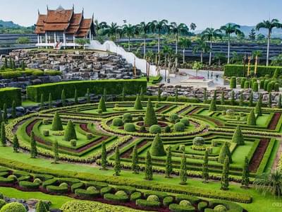 Explore an exotic tropical garden in Thailand
