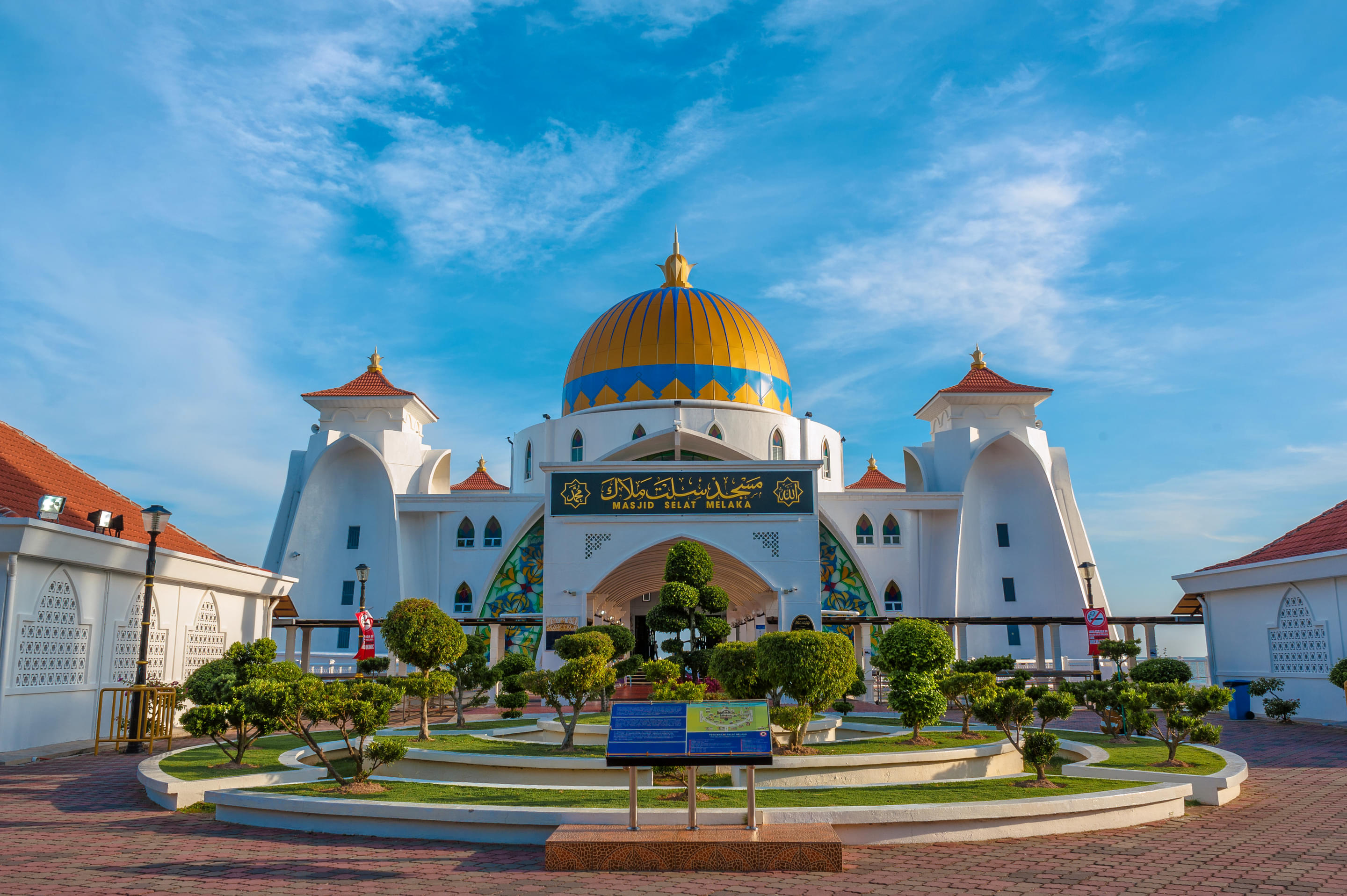 Melaka Straits Mosque Overview