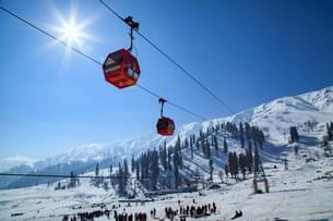 Soar to breathtaking heights with the Gulmarg Gondola ride