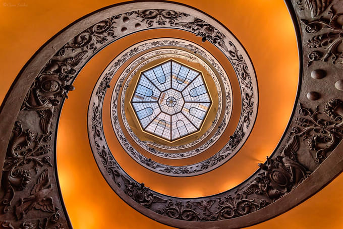 Staircase In Vatican Museum