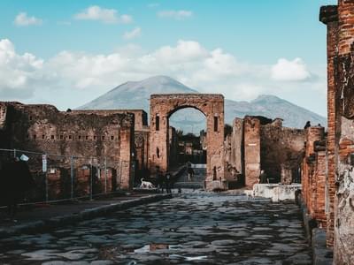 Visit the ancient city of Pompeii