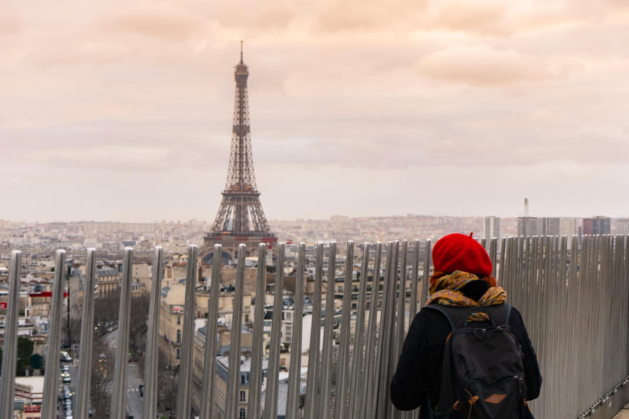 Take in the breathtaking vistas of Paris from the top of the Arc de Triomphe