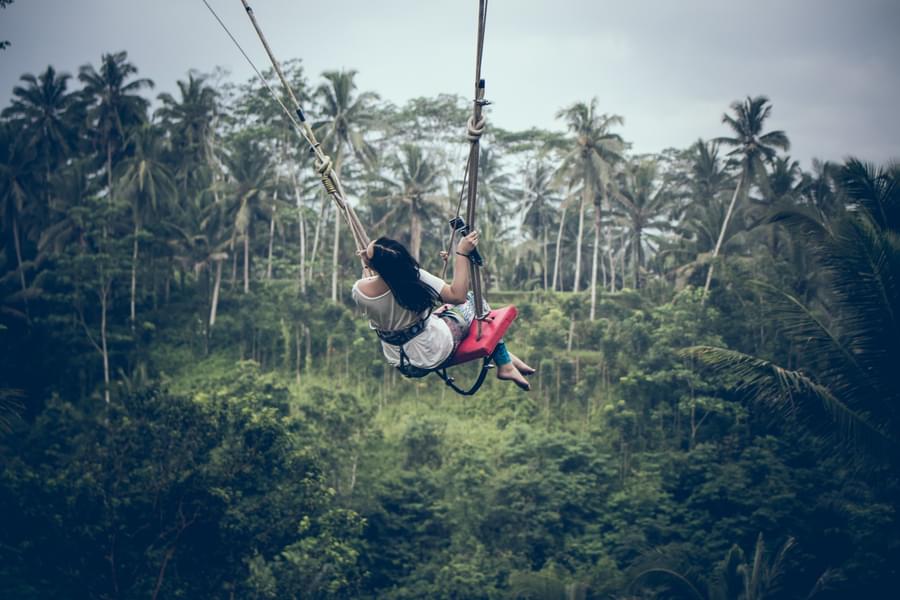 Swoosh on the Bali Swing