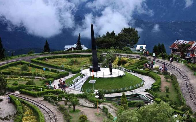 Admire the stunning engineering of the Batasia Loop