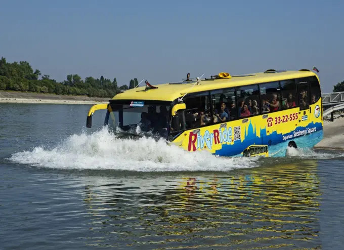 Hop on this amphibious bus in Budapest