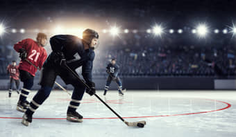 Marvel at the stunning Ice Hockey game and cheer for your team