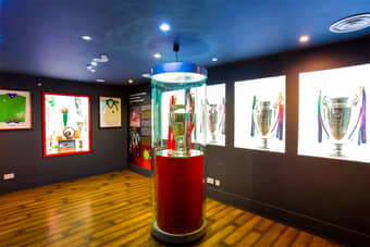 Experience over 125 year history of Liverpool FC through trophies and memorabilia
