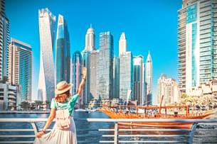 Dubai Skylitne in the day time