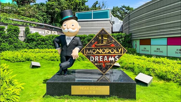 Visit the one-of-a-kind Monopoly Dreams, Hong Kong