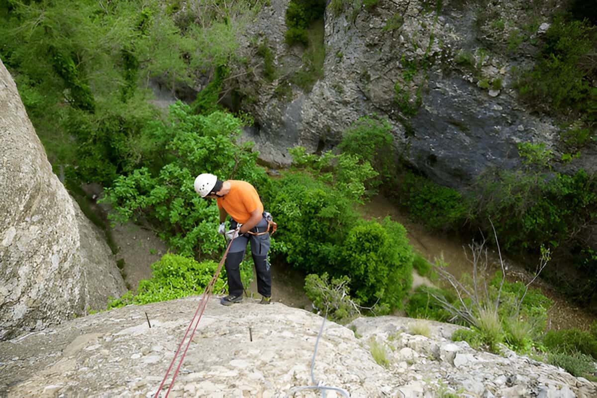 Rappelling in Mukteshwar, Uttarakhand