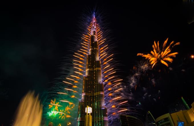 Burj Khalifa fireworks