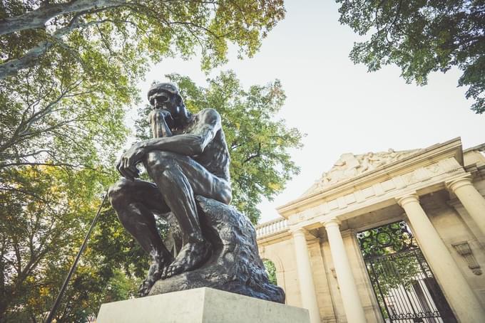 The Thinker at Rodin Museum Paris