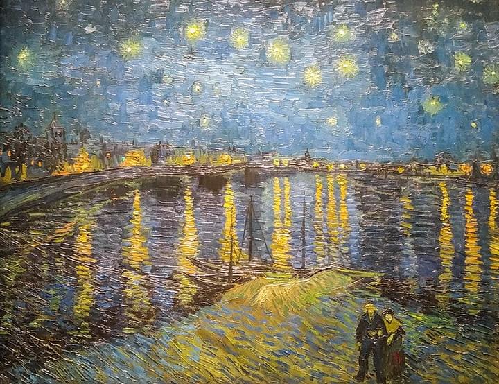 The Starry Night painting at Musee d'Orsay 