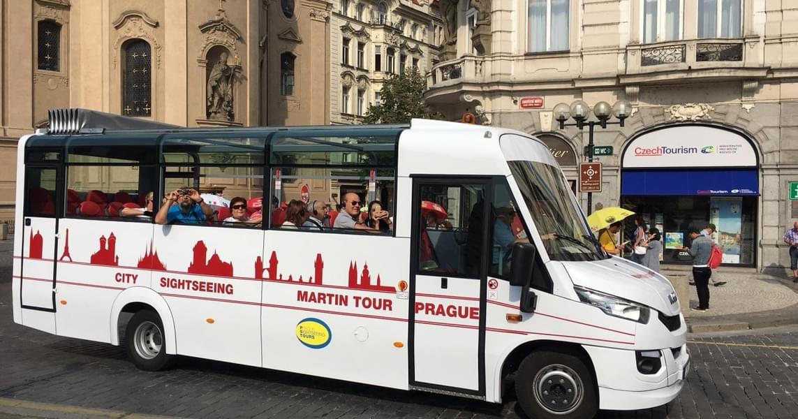 Historic City Center Bus Tour in Prague Image