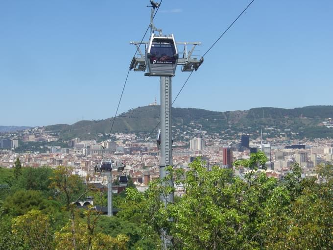 Cable Car in Barcelona