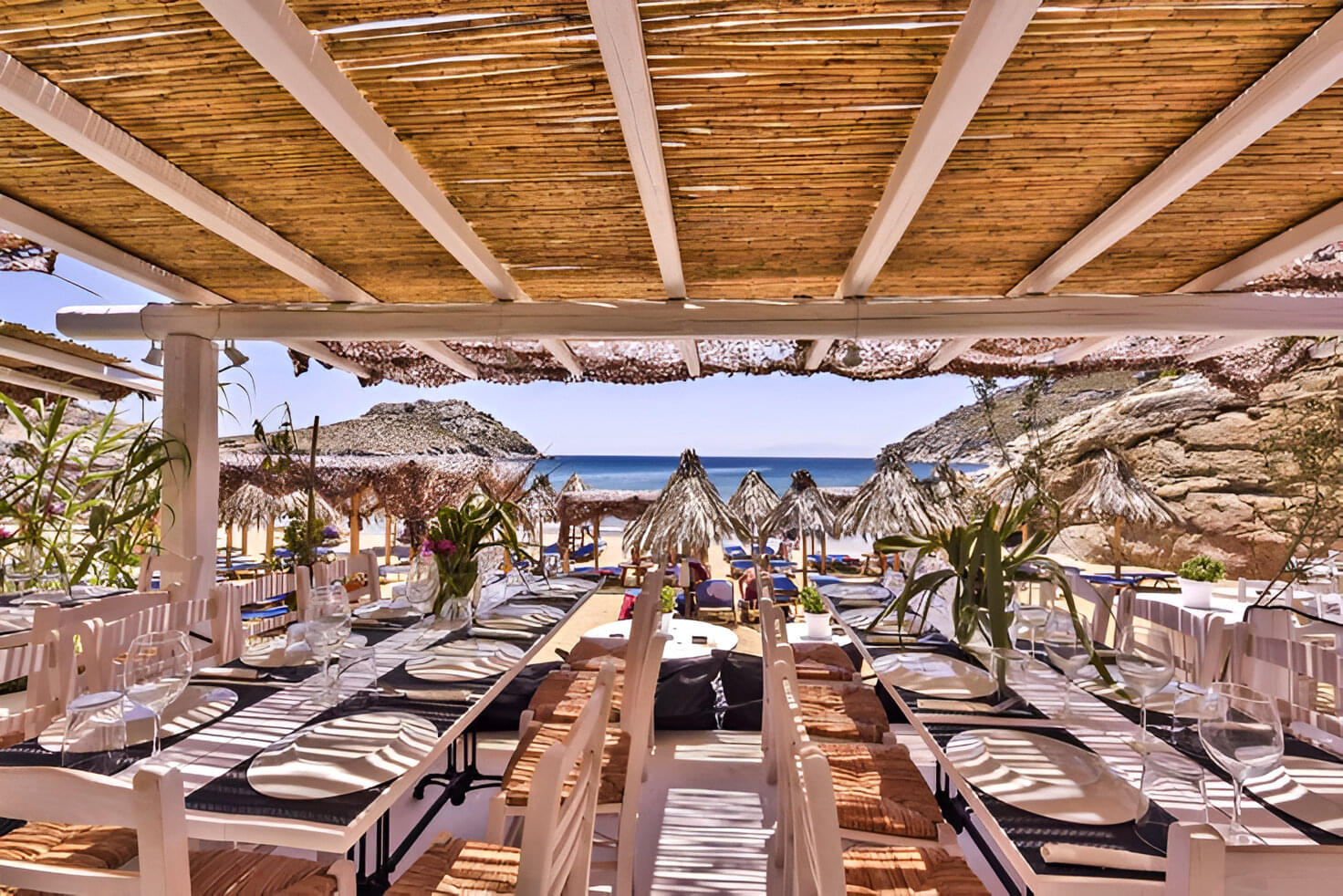 Enjoy beachside dining